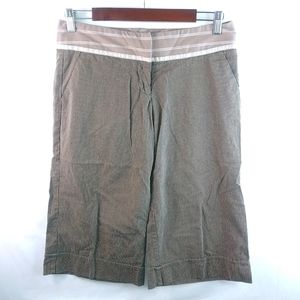 Maurices 4 30x17 Brown Goucho Capri Pants